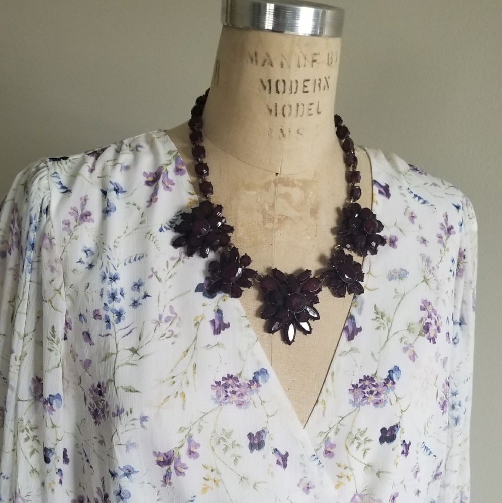 Floral peplum top - Picture 6 of 13